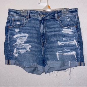 AE “mom short” jean shorts